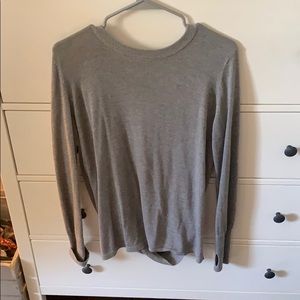 Lululemon open back sweater